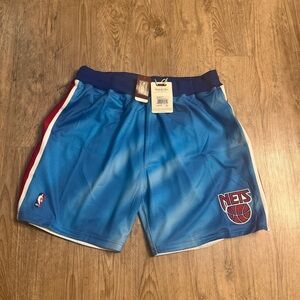 Mitchell & Ness New Jersey Nets Authentic 1990-91 Basketball Men’s Shorts Sz 4XL